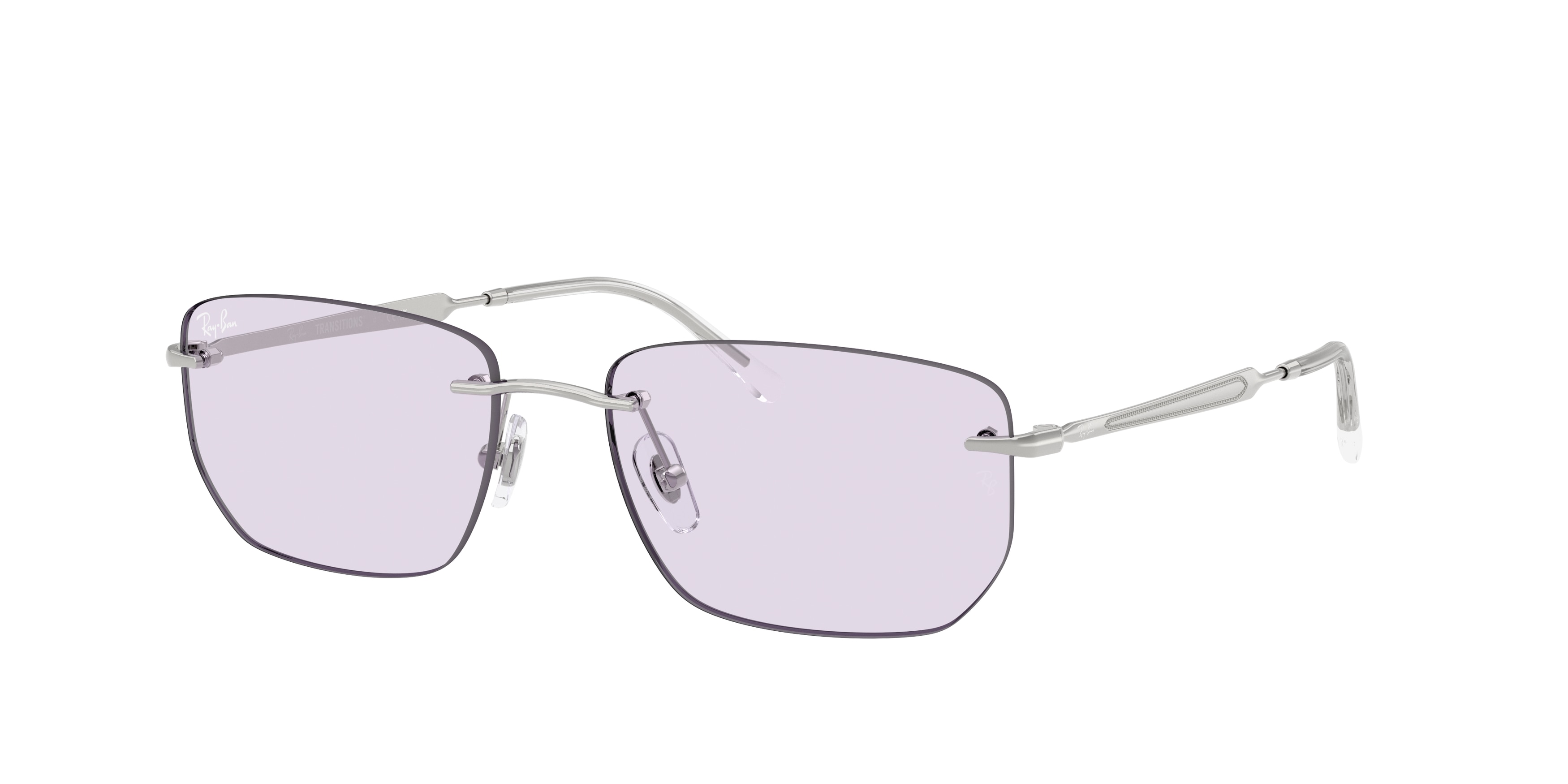 Ray-Ban RB3768 003/MH Men's Sunglasses Silver Size 56